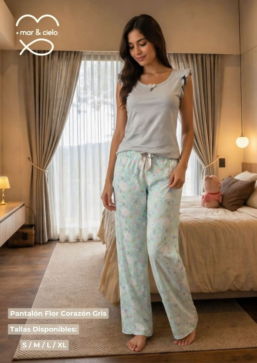 Pijama Pijama Pantalón PANTAL-086 — Sueños de Luna