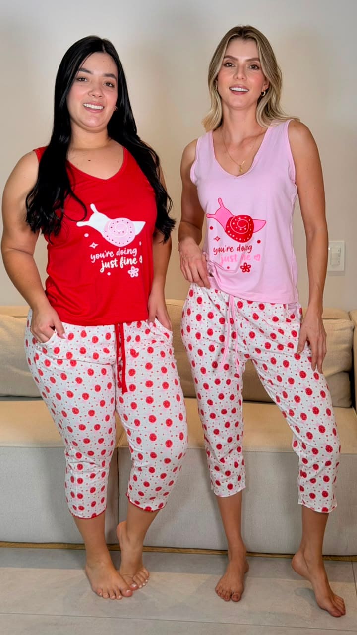 Pijama Pijama Capri CAPRI-015 — Sueños de Luna