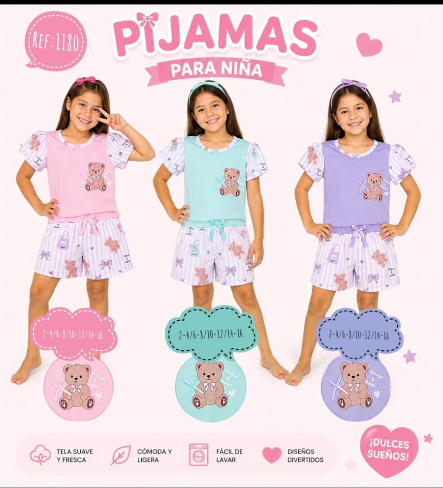 Pijamas Niña y Niño — Sueños de Luna