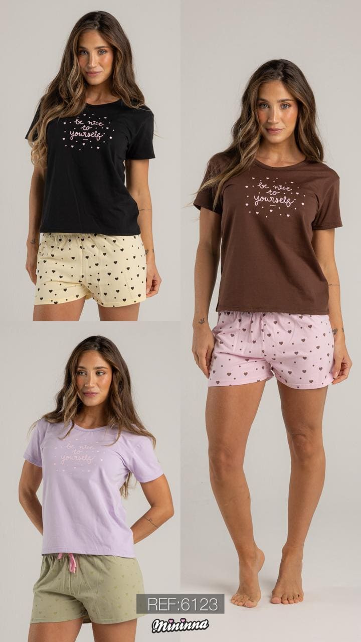 Pijama Short SHORT-116 — Sueños de Luna