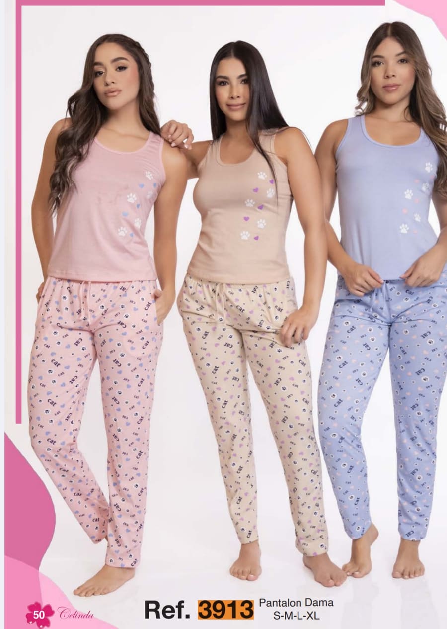 Pijama Pijama Pantalón PANTAL-094 — Sueños de Luna