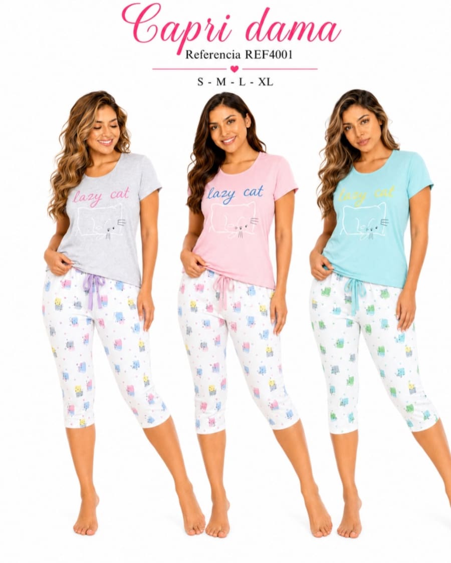 Pijama Pijama Capri CAPRI-044 — Sueños de Luna