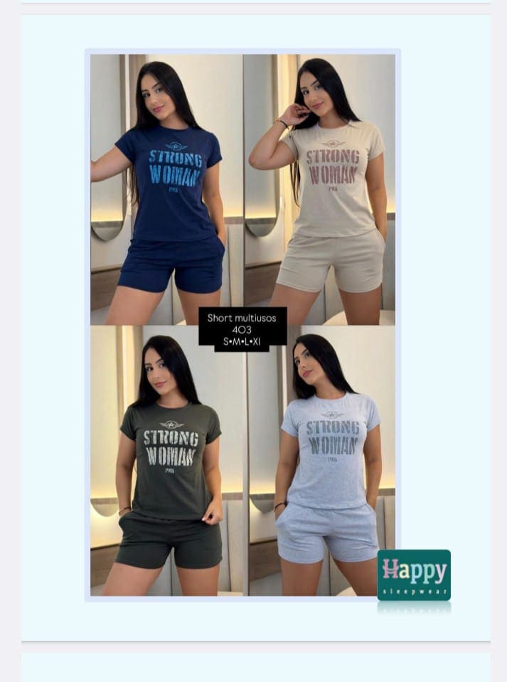 Pijama Short SHORT-121 — Sueños de Luna