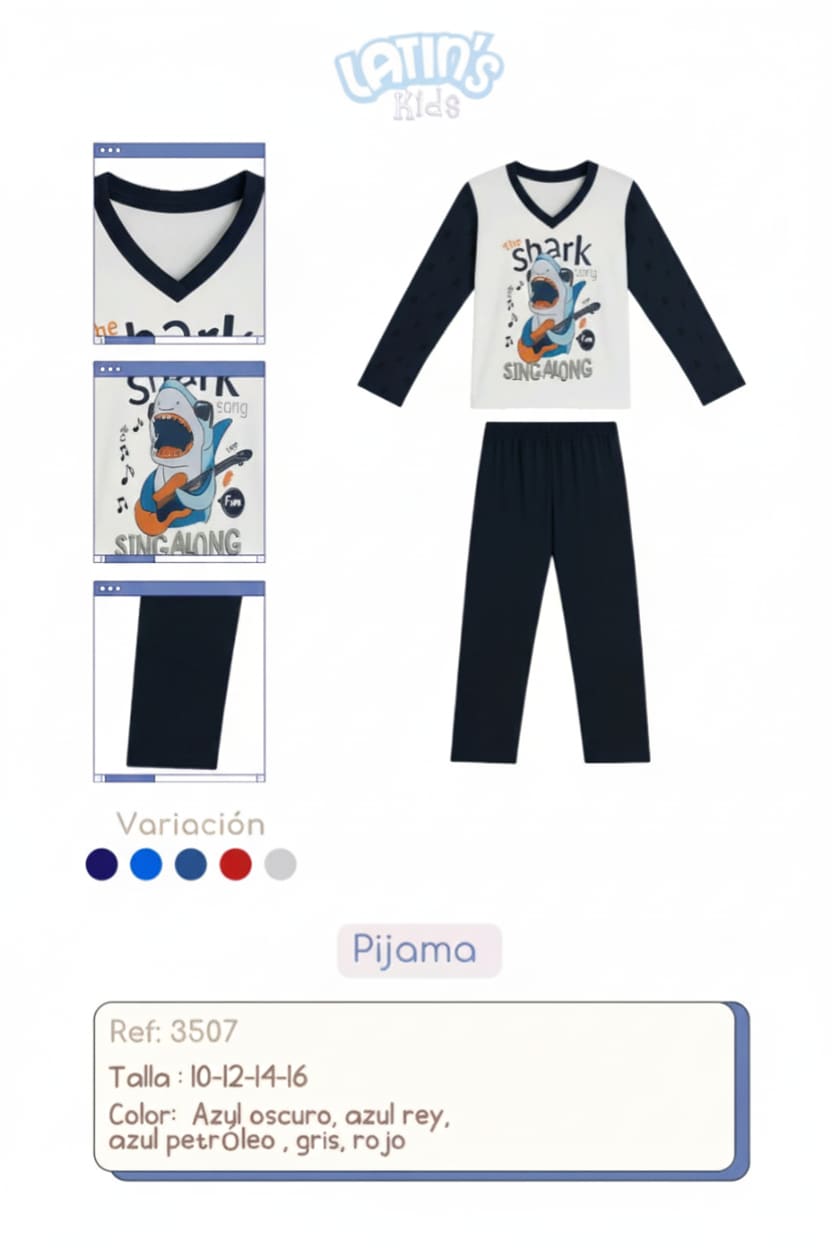 Pijama Niña y Niño NINAYN-024 — Sueños de Luna