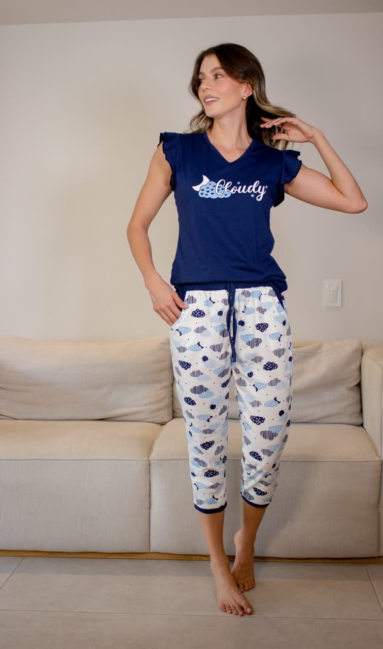 Pijama Pijama Capri CAPRI-011 — Sueños de Luna