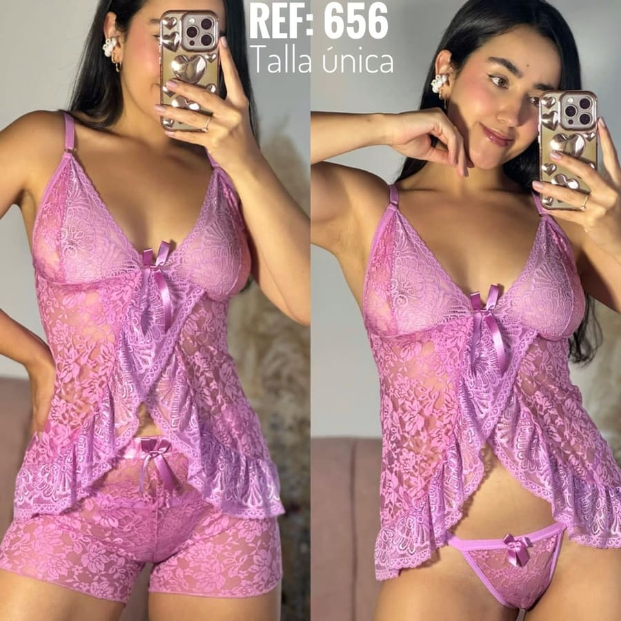 Pijama Babydolls BABYDO-005 — Sueños de Luna