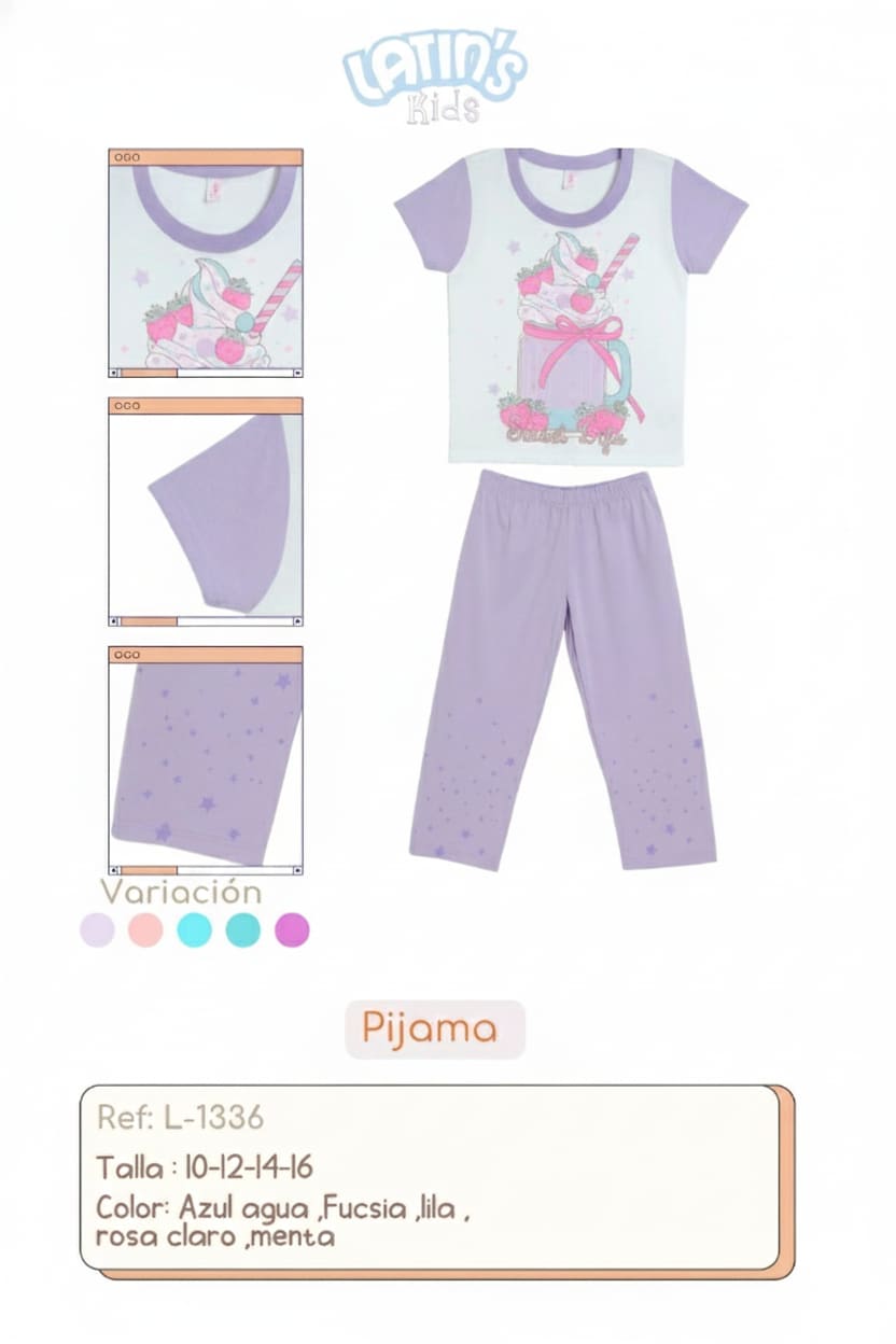 Pijama Niña y Niño NINAYN-025 — Sueños de Luna
