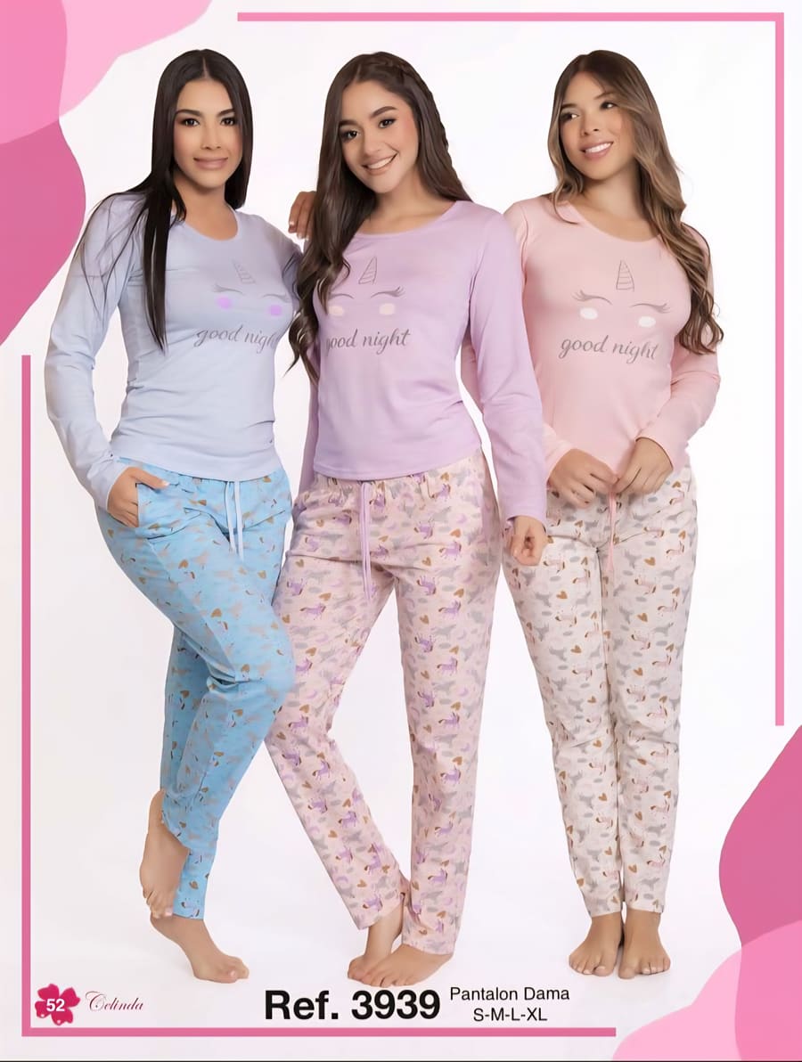 Pijama Pijama Pantalón PANTAL-062 — Sueños de Luna