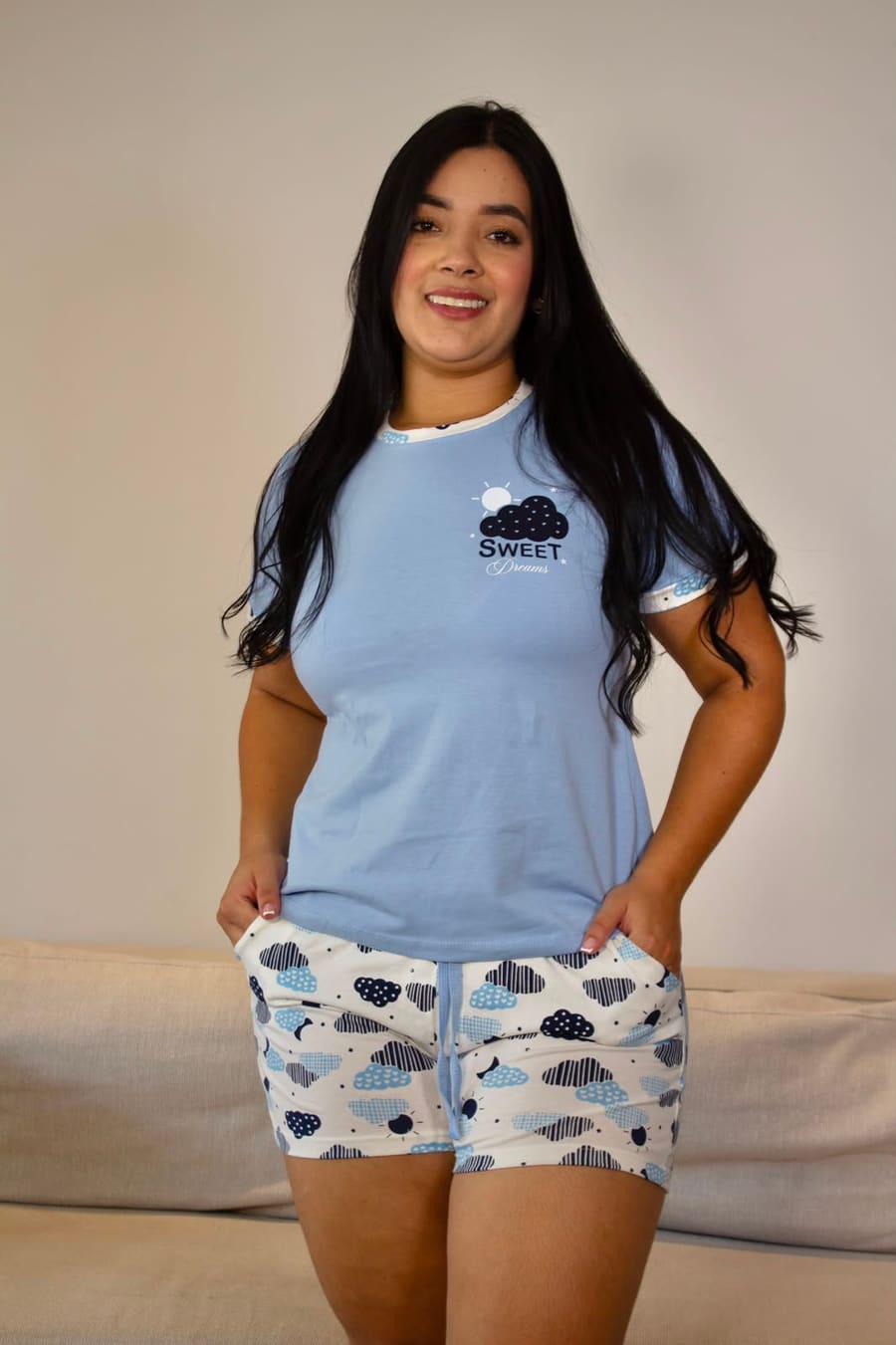 Pijama Short SHORT-017 — Sueños de Luna