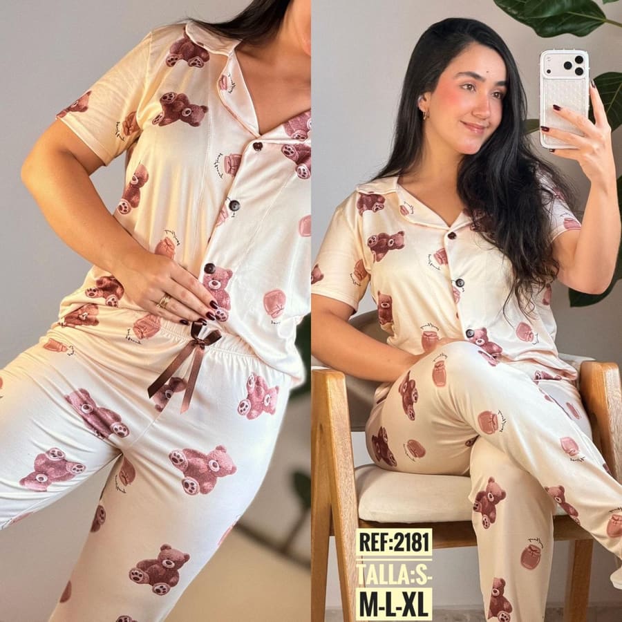 Pijama Pijama Pantalón PANTAL-009 — Sueños de Luna