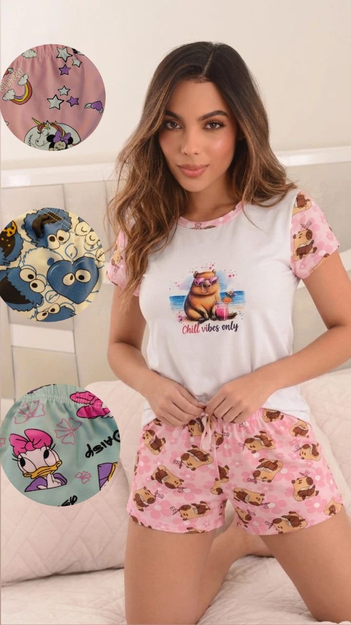 Pijama Piel de Durazno ECONOM-011 — Sueños de Luna