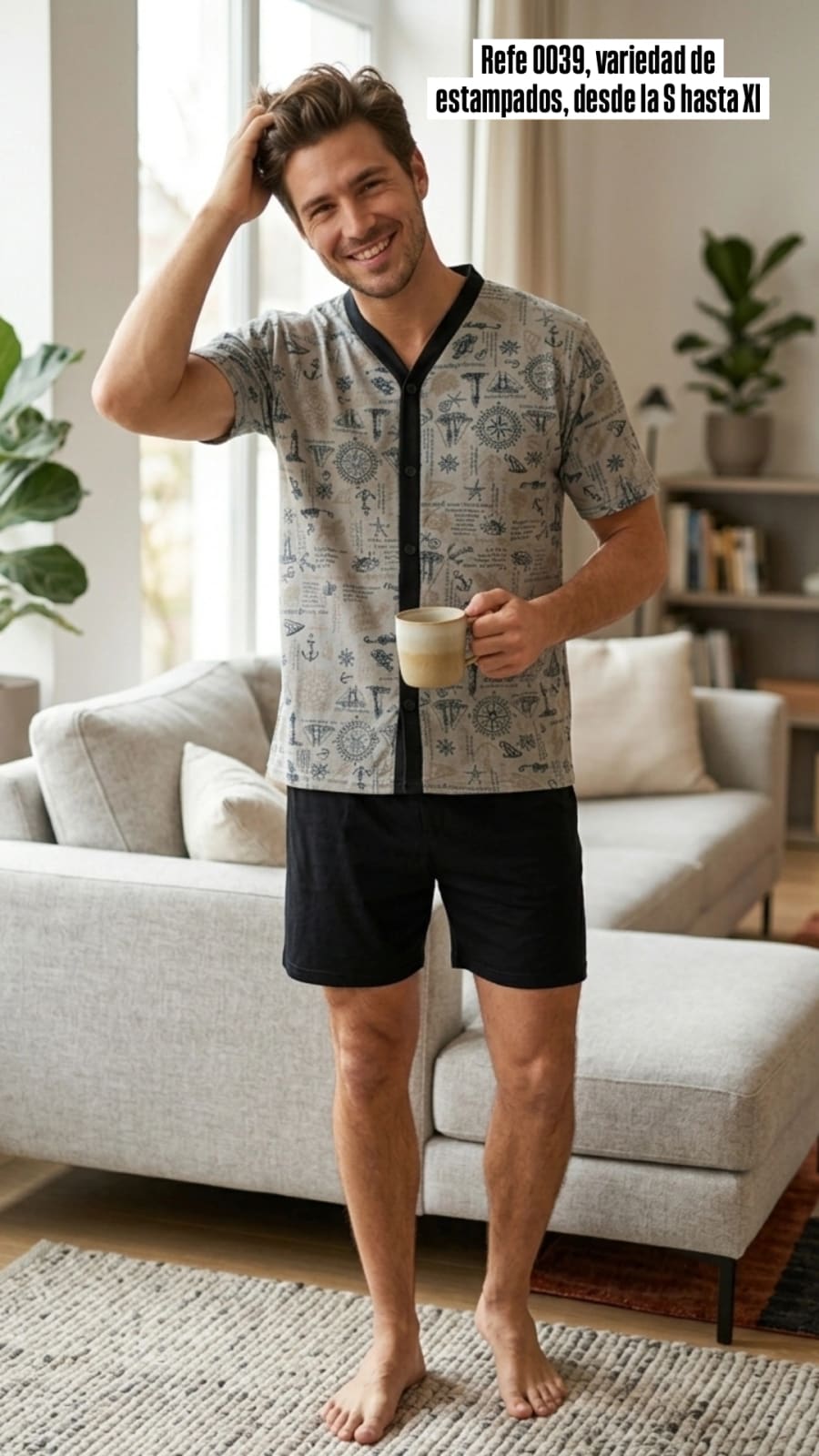 Pijama Hombre HOMBRE-004 — Sueños de Luna