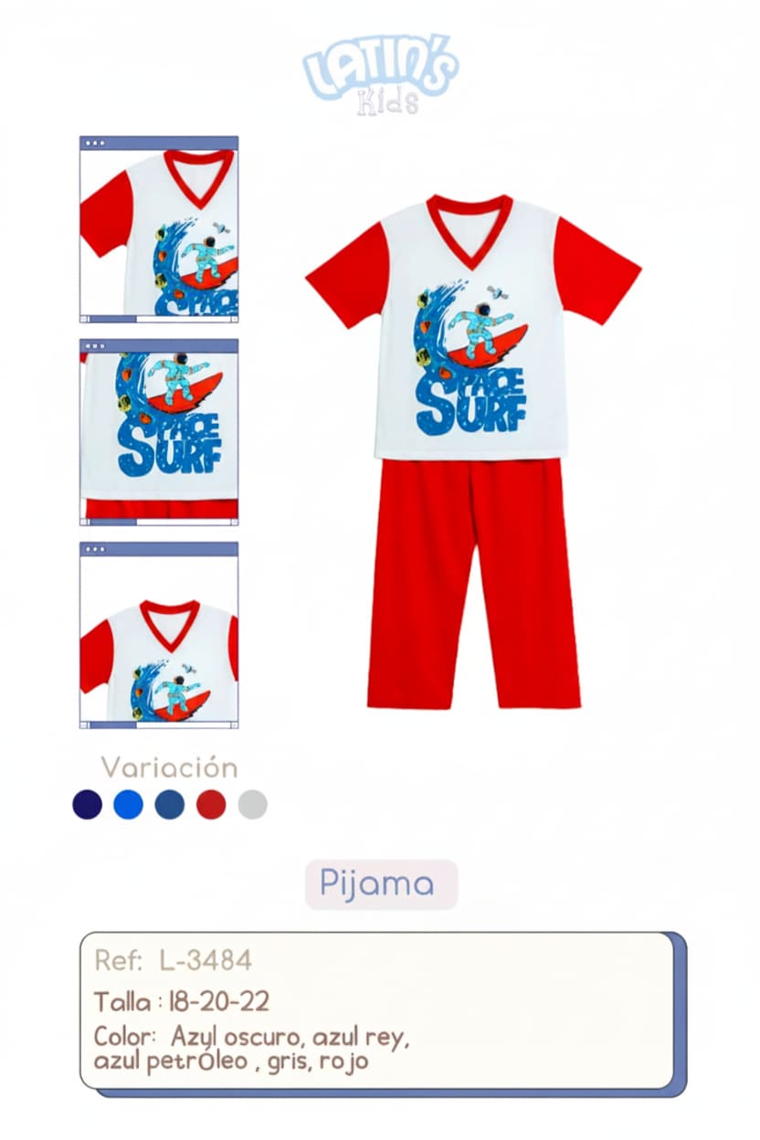 Pijama Niña y Niño NINAYN-021 — Sueños de Luna