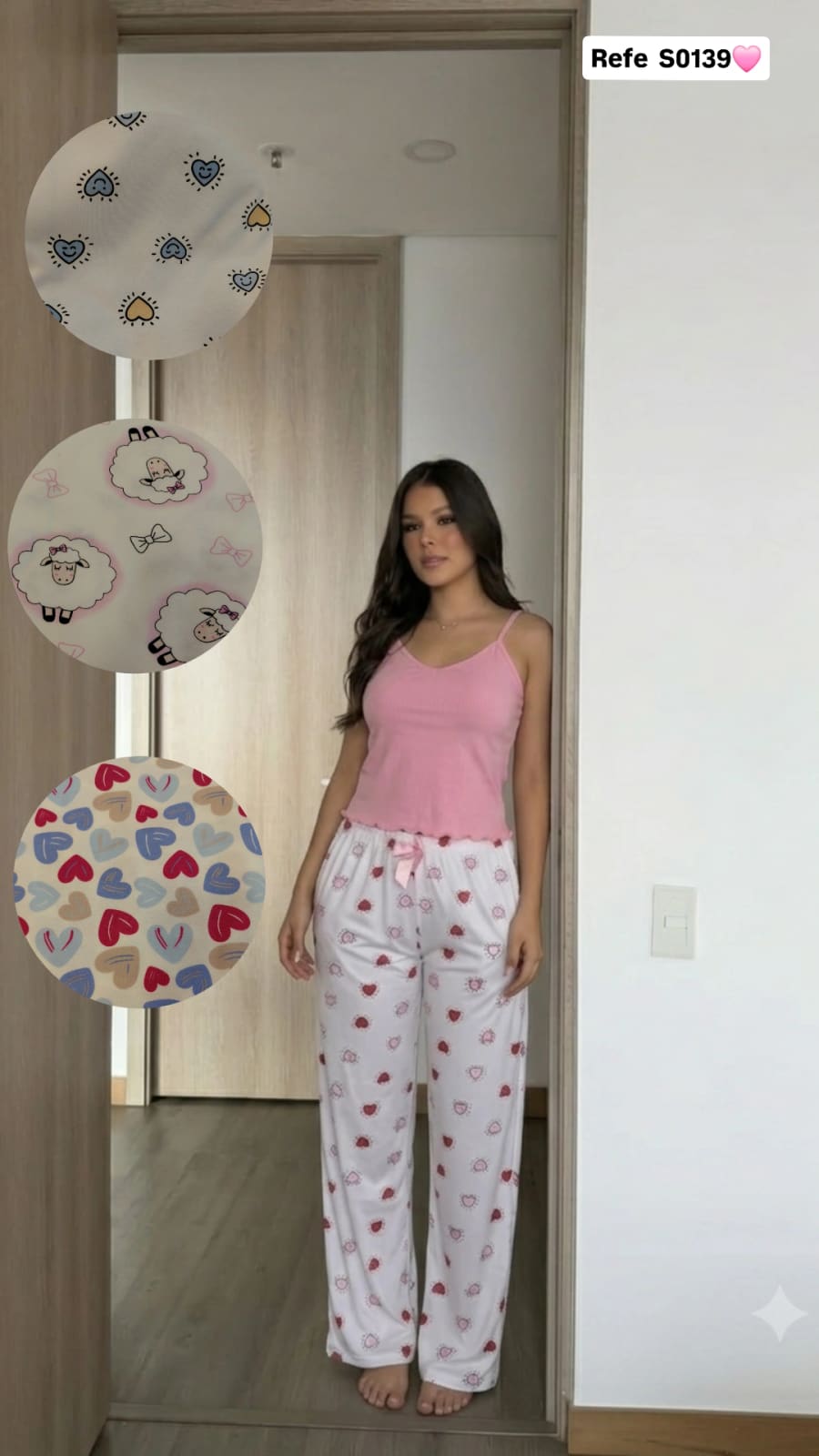 Pijama Pijama Pantalón PANTAL-048 — Sueños de Luna