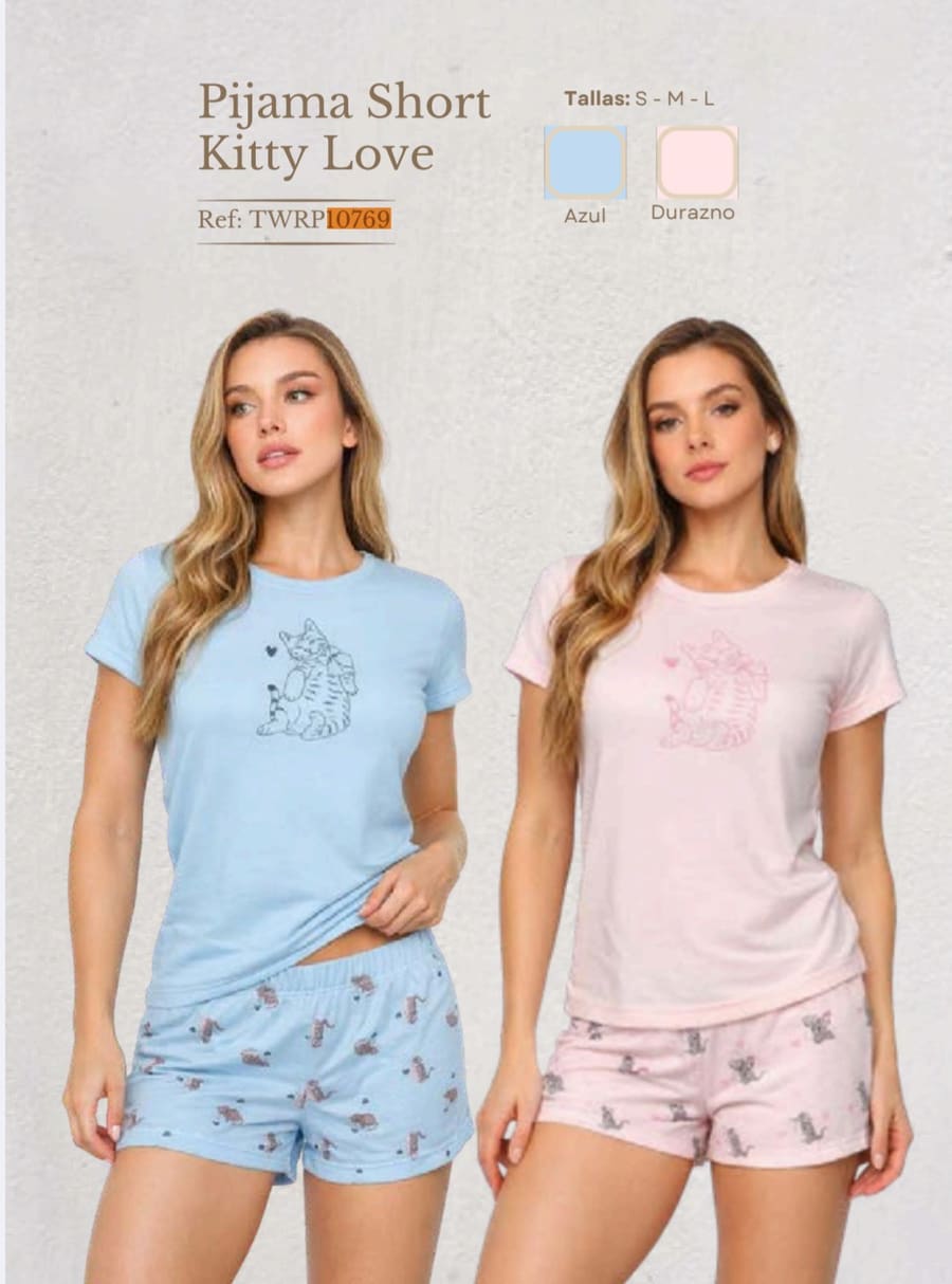 Pijama Short SHORT-118 — Sueños de Luna