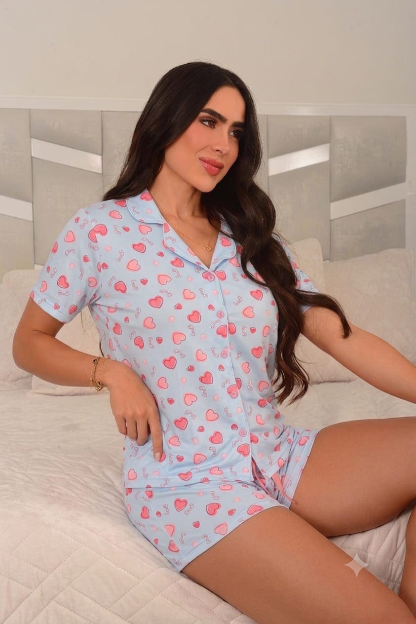 Pijama Short SHORT-066 — Sueños de Luna