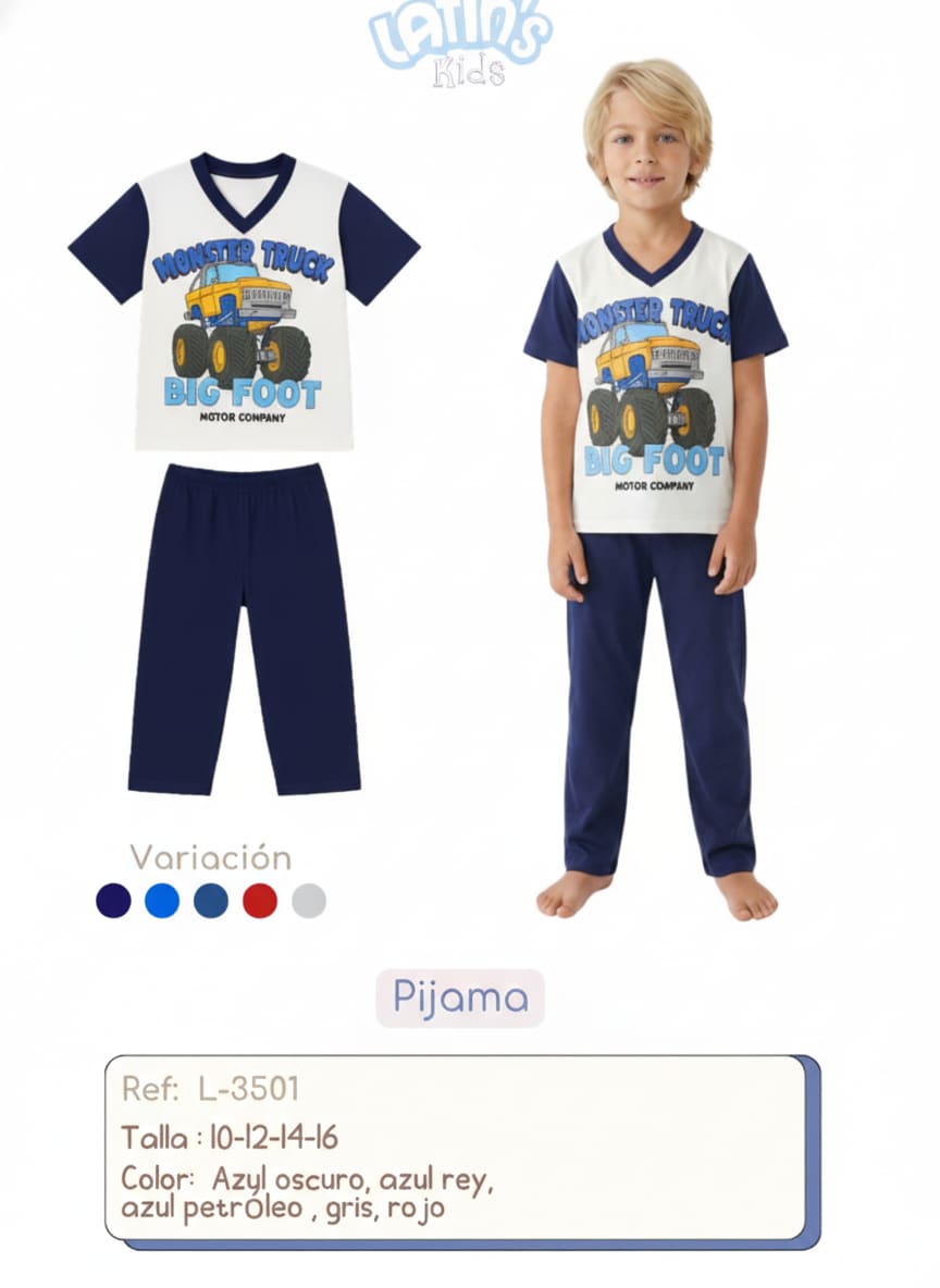 Pijama Niña y Niño NINAYN-010 — Sueños de Luna