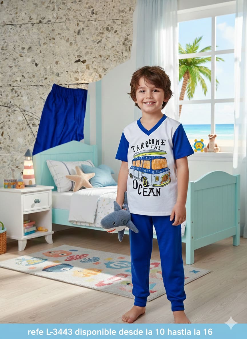 Pijama Niña y Niño NINAYN-033 — Sueños de Luna