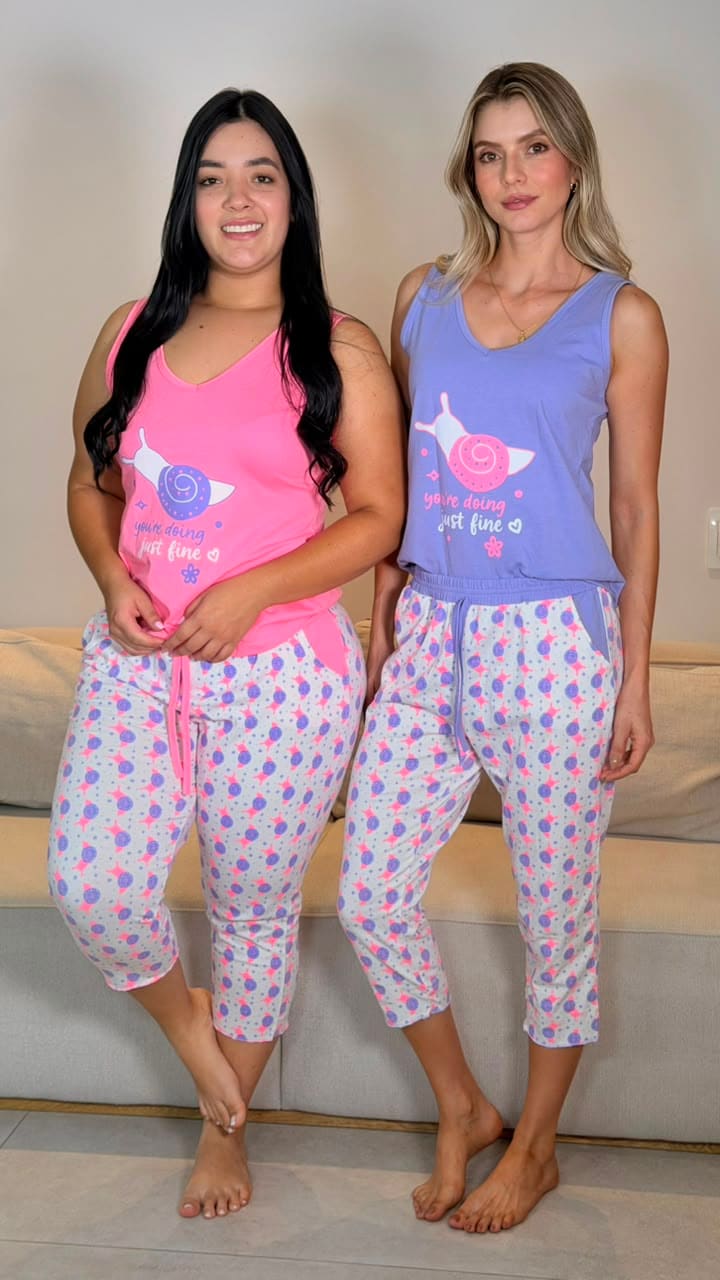 Pijama Pijama Capri CAPRI-014 — Sueños de Luna