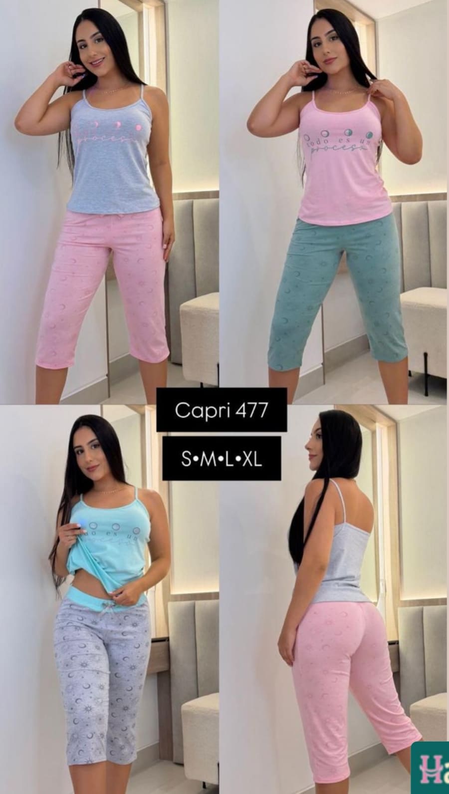 Pijamas Pijama Capri — Sueños de Luna
