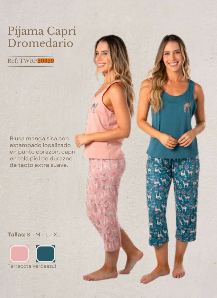 Pijama Pijama Capri CAPRI-057 — Sueños de Luna