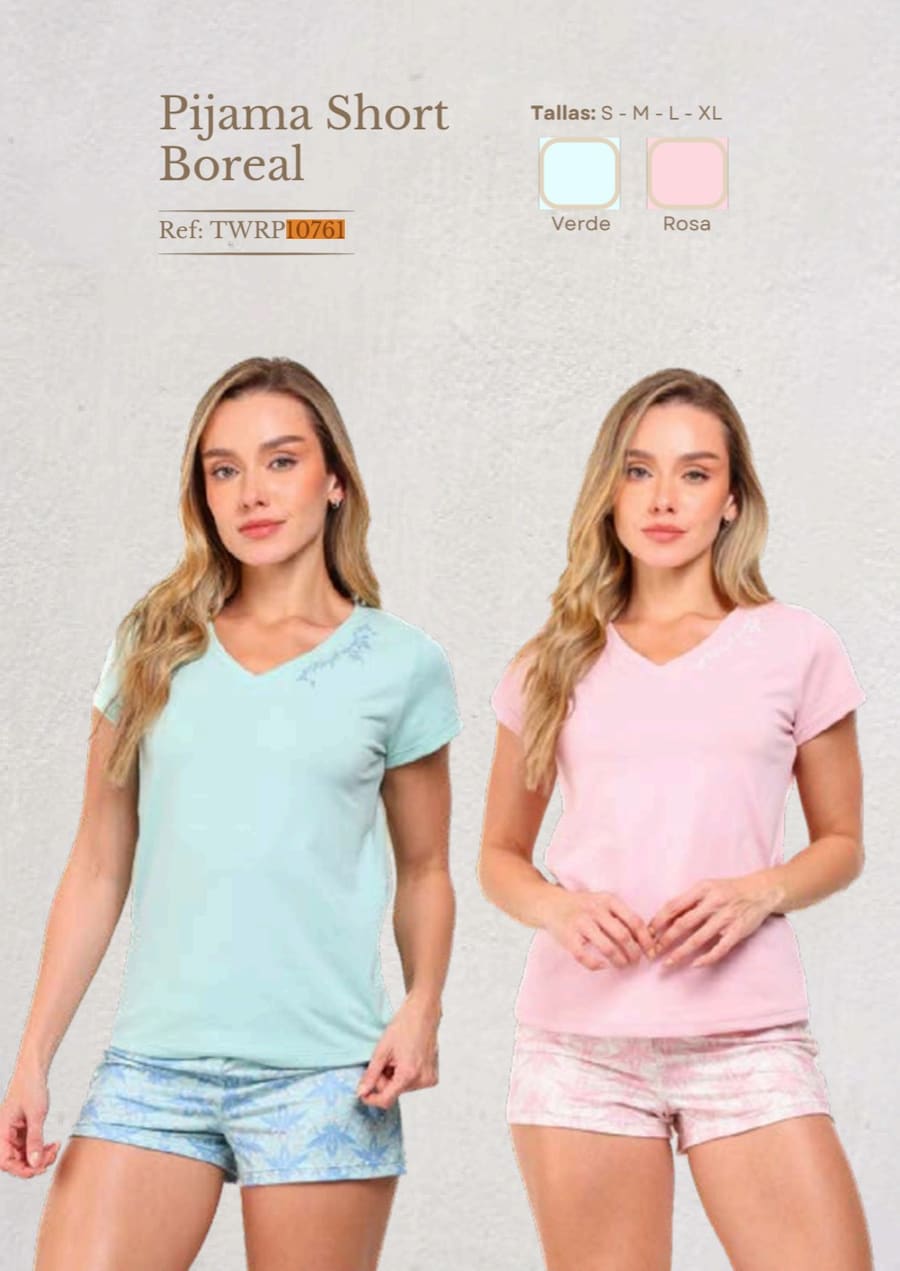 Pijama Short SHORT-120 — Sueños de Luna