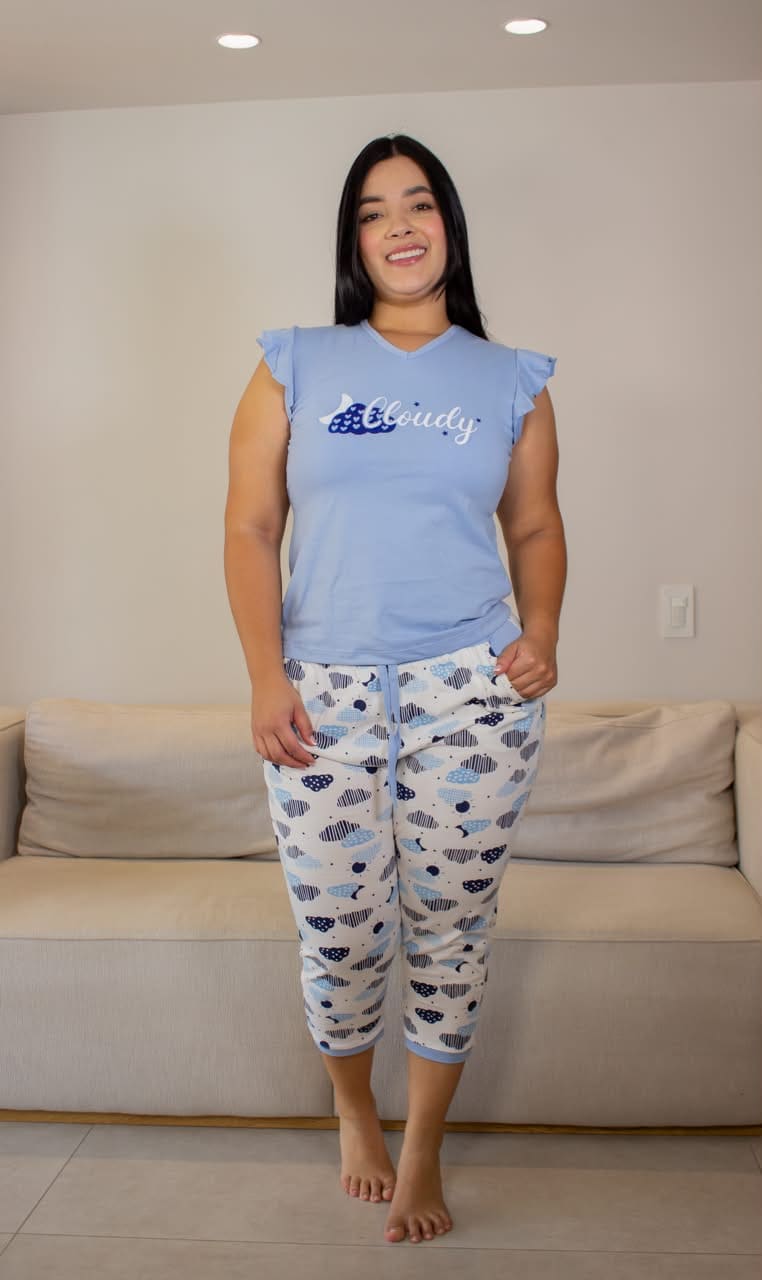 Pijama Pijama Capri CAPRI-010 — Sueños de Luna
