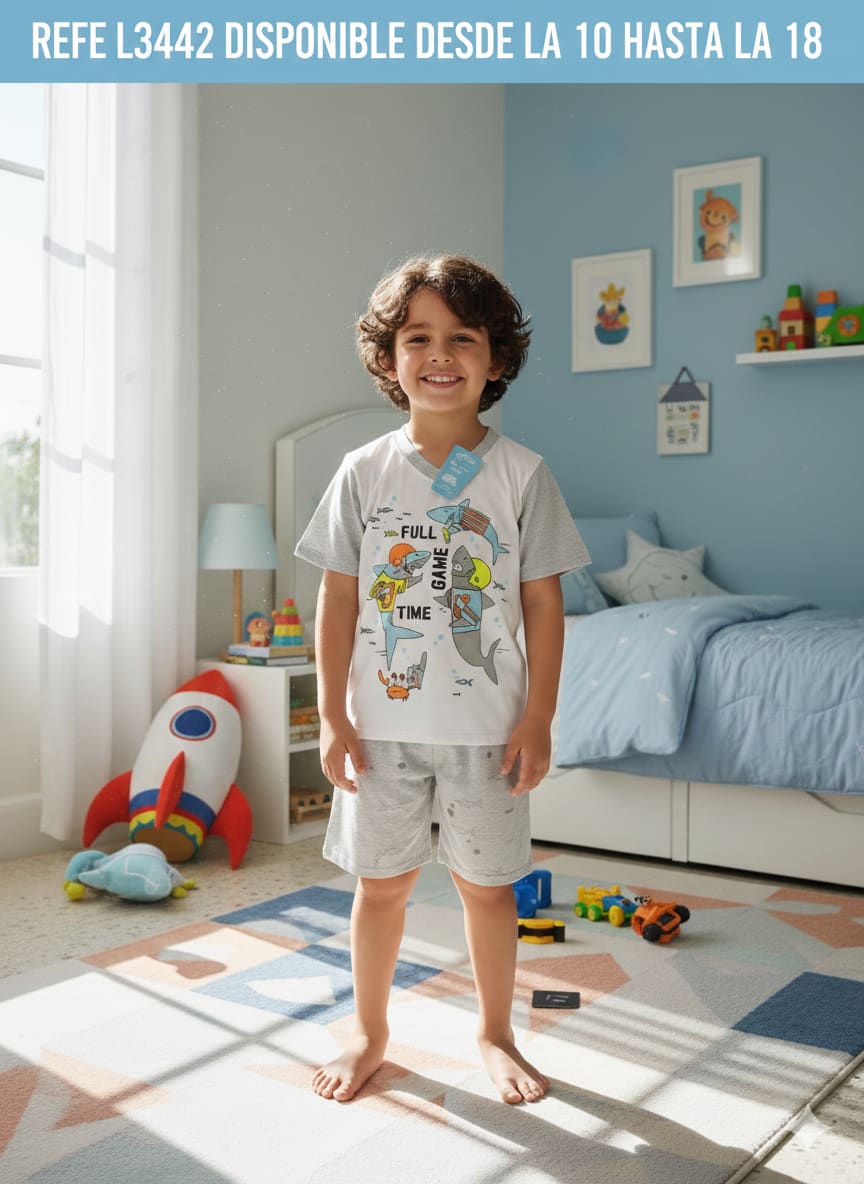Pijama Niña y Niño NINAYN-032 — Sueños de Luna