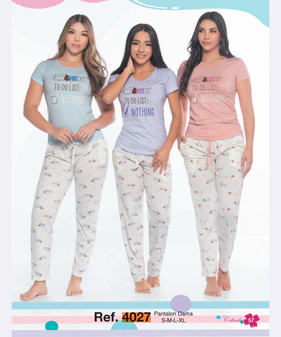 Pijama Pijama Pantalón PANTAL-002 — Sueños de Luna