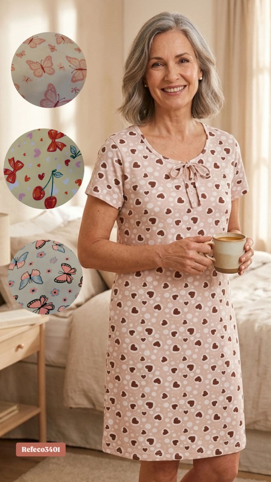 Pijama Piel de Durazno ECONOM-003 — Sueños de Luna