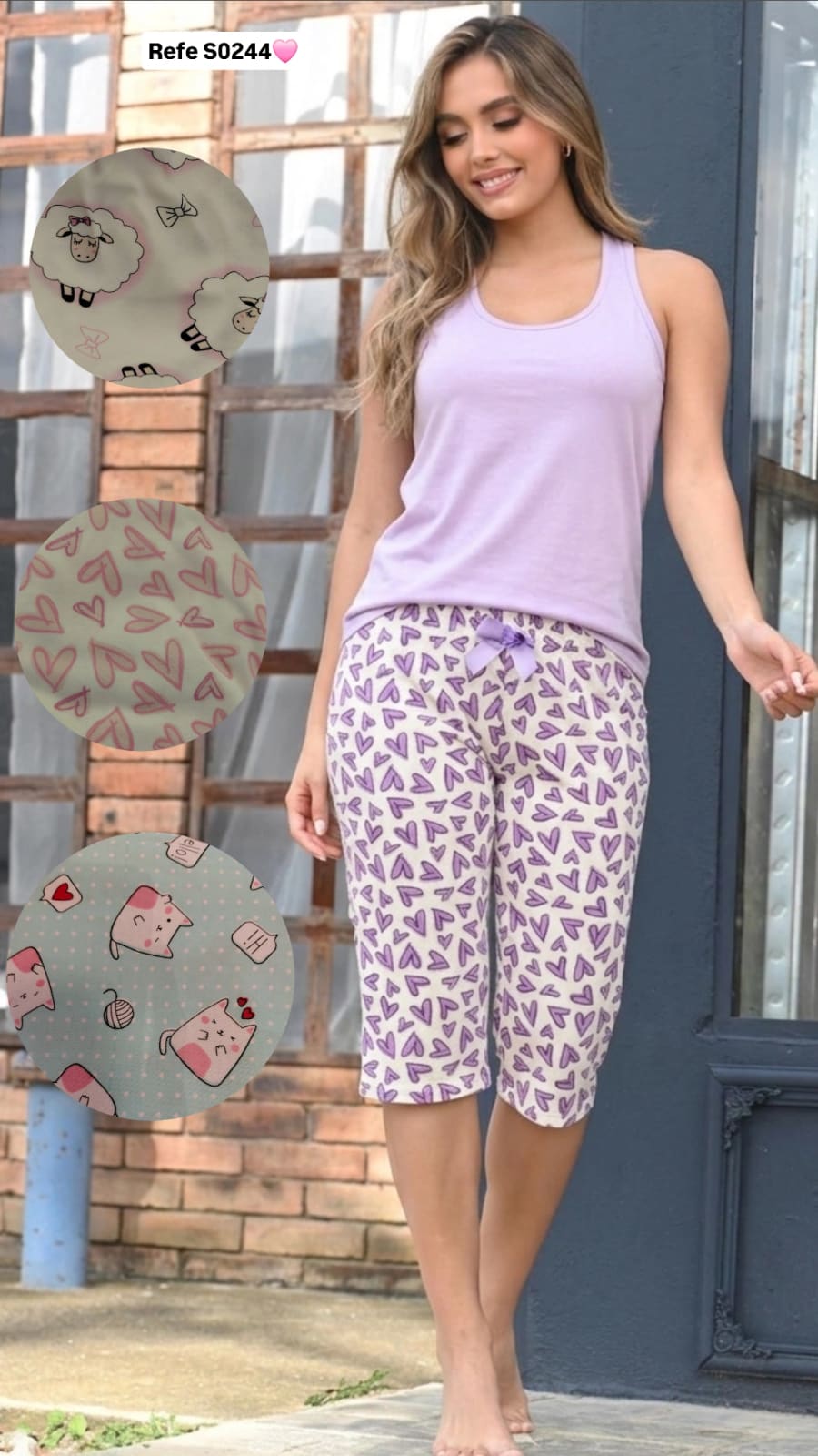 Pijama Pijama Capri CAPRI-037 — Sueños de Luna