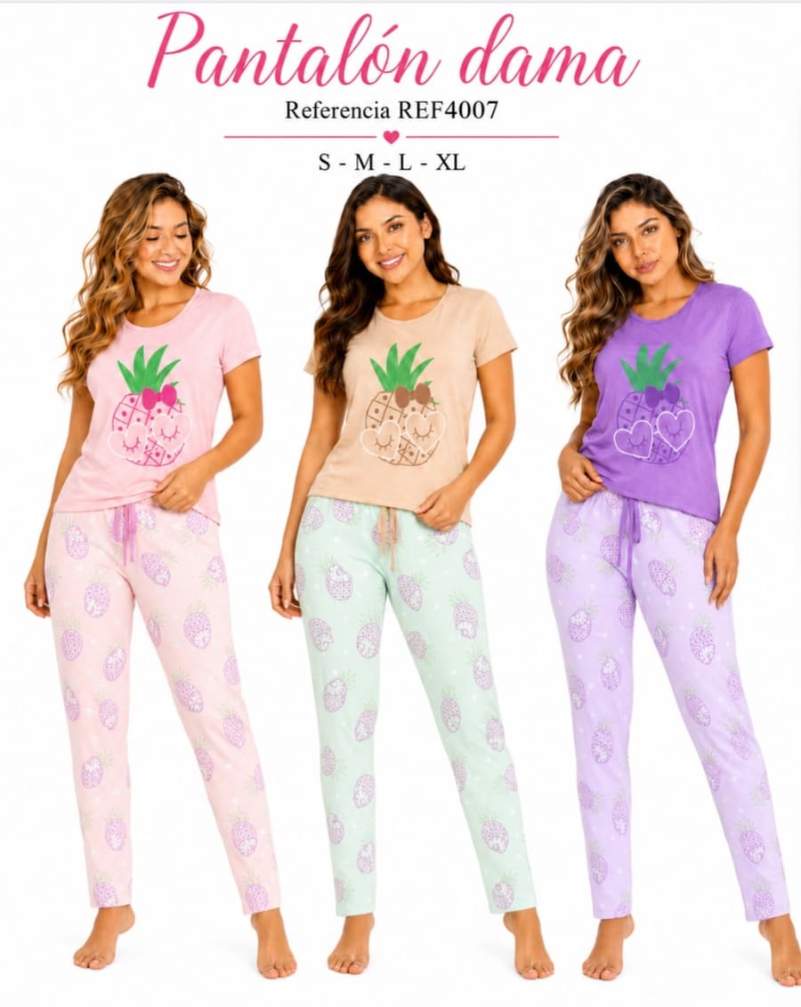 Pijama Pijama Pantalón PANTAL-063 — Sueños de Luna