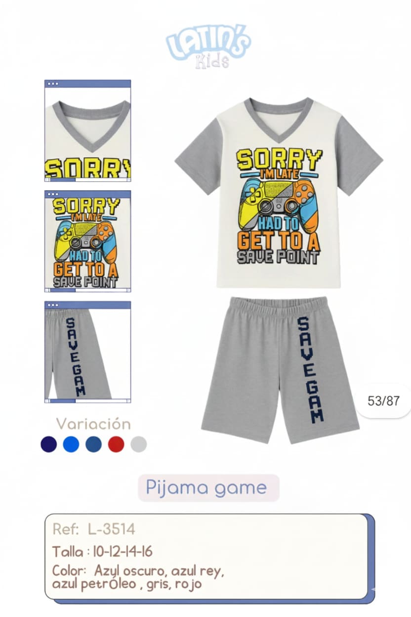 Pijama Niña y Niño NINAYN-023 — Sueños de Luna