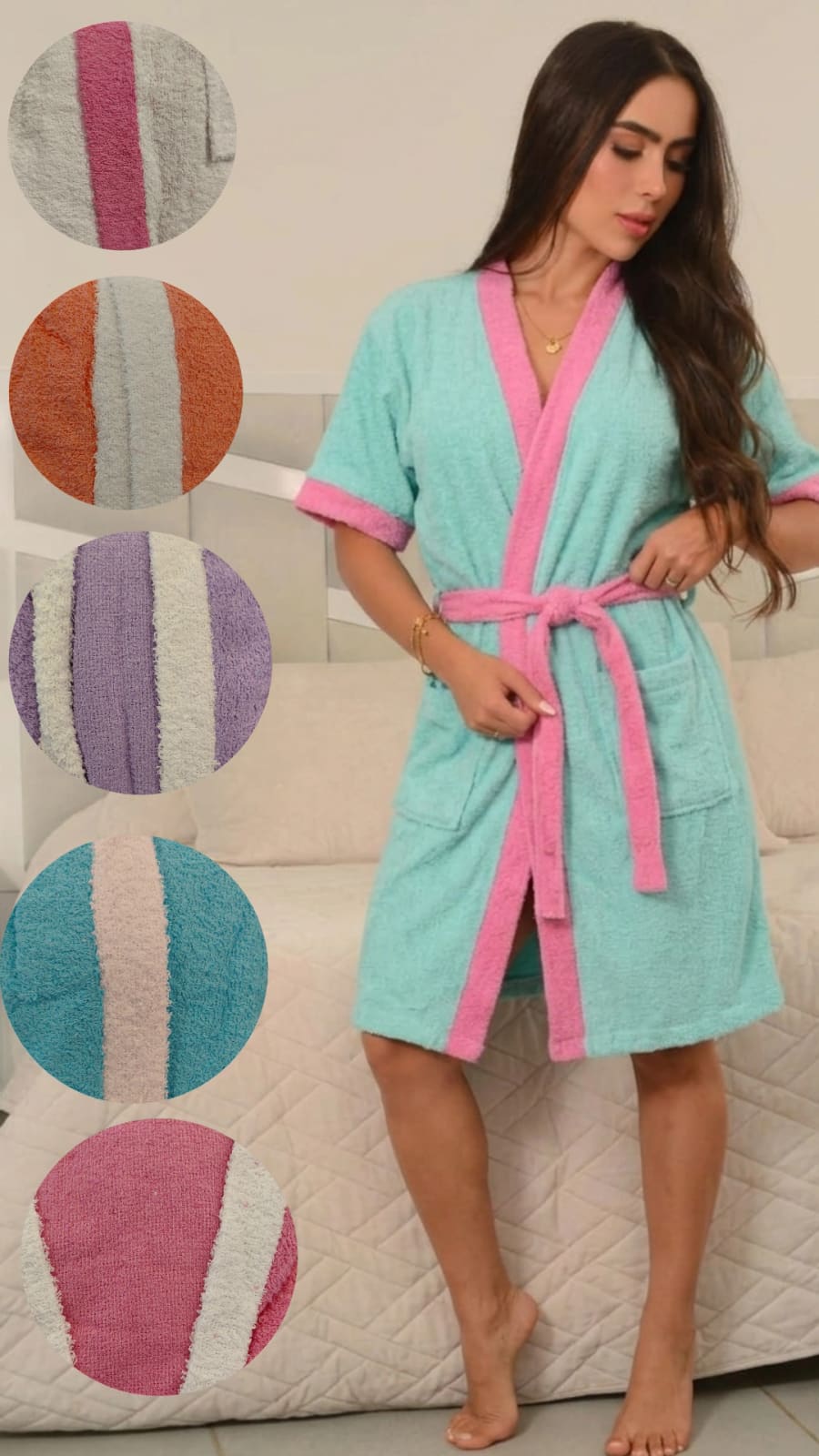 Pijama Salida de Baño SALIDA-006 — Sueños de Luna