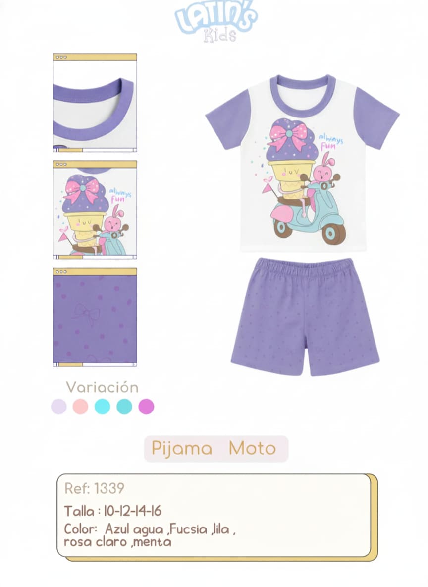 Pijama Niña y Niño NINAYN-026 — Sueños de Luna