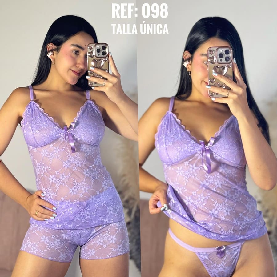 Pijama Babydolls BABYDO-002 — Sueños de Luna