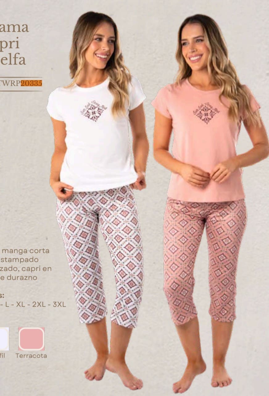 Pijama Pijama Capri CAPRI-053 — Sueños de Luna